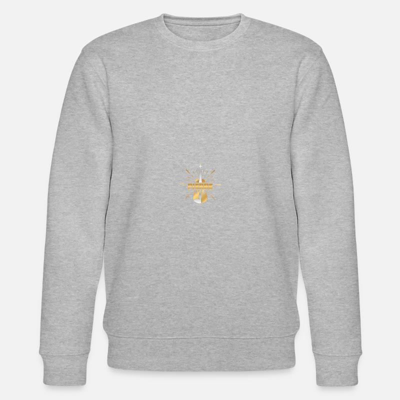 Violinist Pierre - Stanley/Stella Unisex Bio-Sweatshirt CHANGER  - Grau meliert