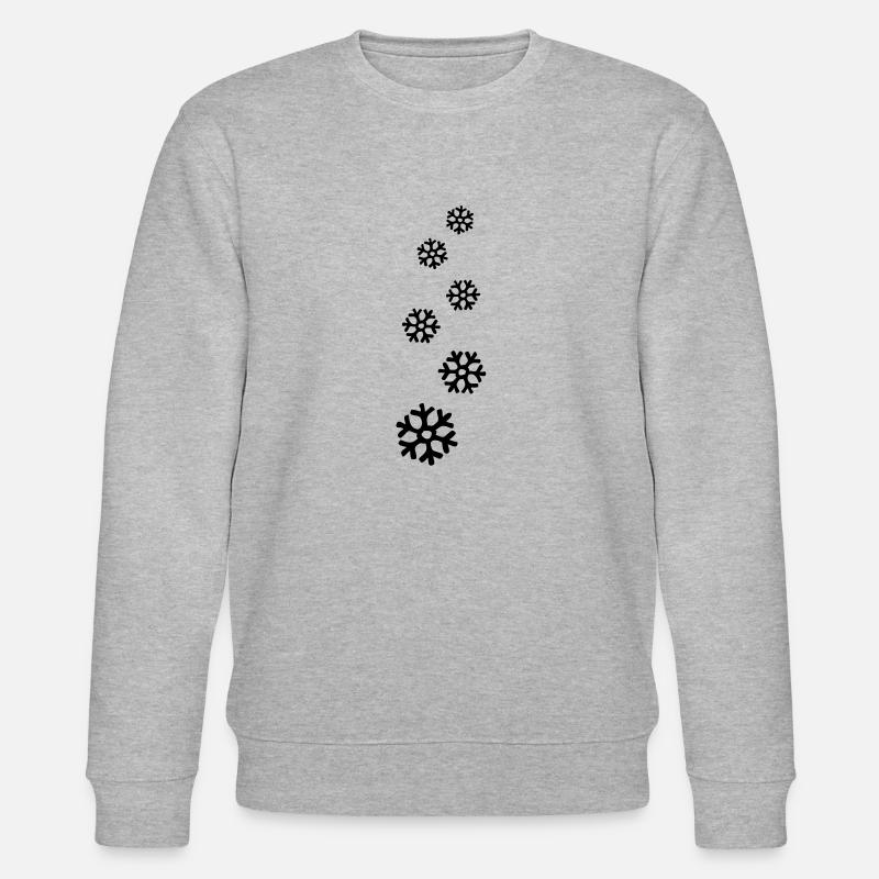 schneeflocken_r1 - Stanley/Stella CHANGER Unisex Organic Sweatshirt - heather grey