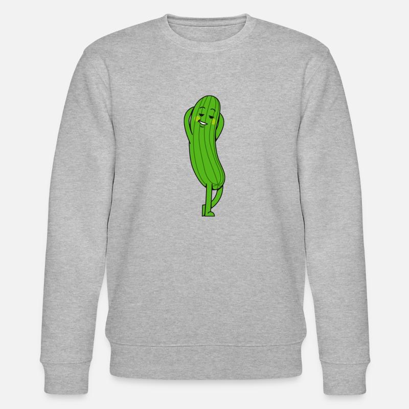 Concombre - Sweat bio CHANGER Stanley/Stella Unisexe - gris chiné