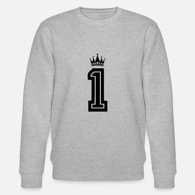 1 Krone - Stanley/Stella Unisex Bio-Sweatshirt CHANGER  - Grau meliert