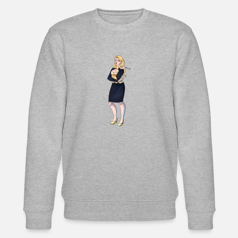 Elisabeth - Stanley/Stella Unisex Bio-Sweatshirt CHANGER  - Grau meliert