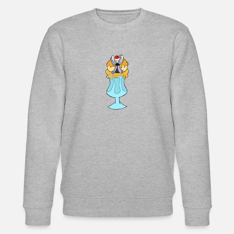 Crème glacée Draco en verre - Sweat bio CHANGER Stanley/Stella Unisexe - gris chiné