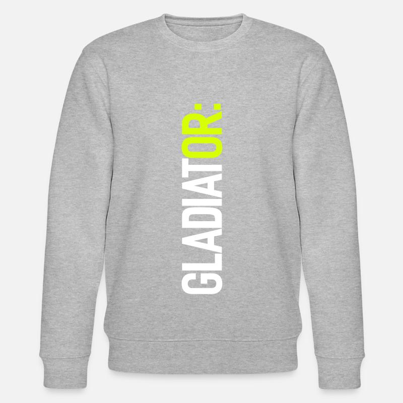 GLADIATOR: (ou moi!) - Sweat bio CHANGER Stanley/Stella Unisexe - gris chiné