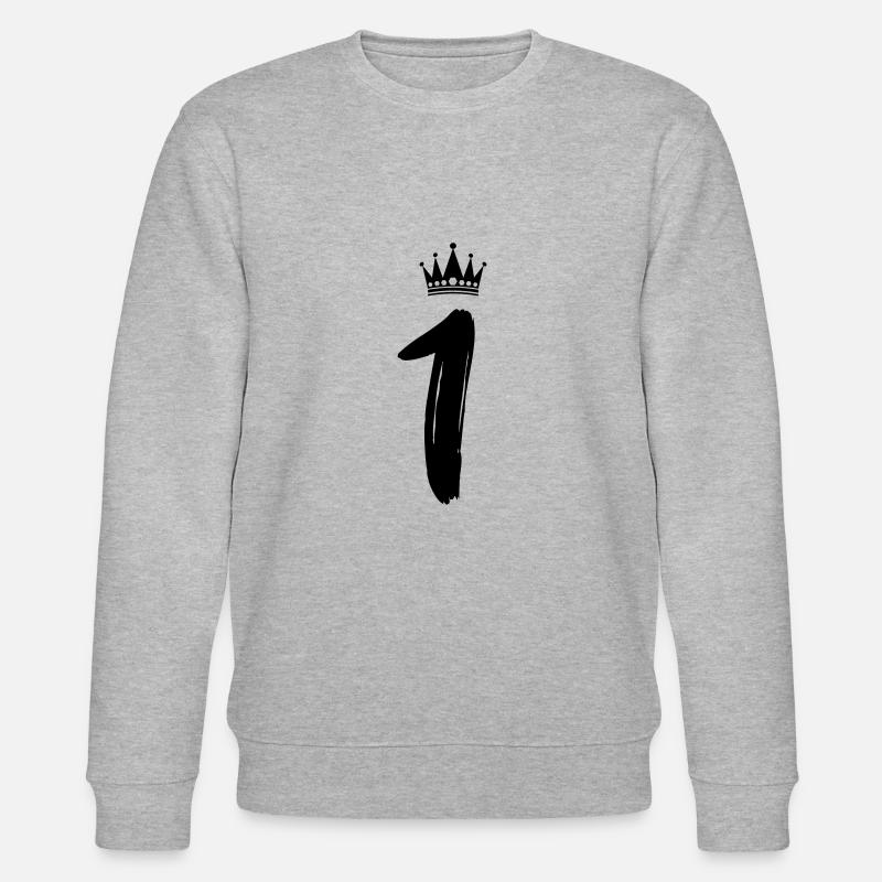 1 crown - Stanley/Stella CHANGER Unisex Organic Sweatshirt - heather grey