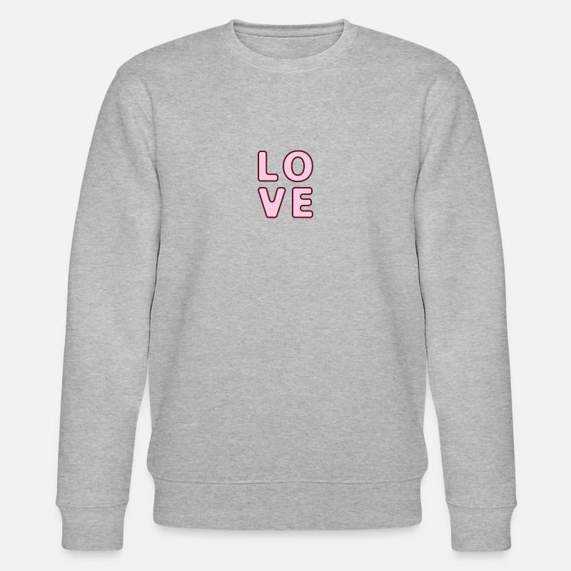 Love Design - Stanley/Stella Unisex Bio-Sweatshirt CHANGER  - Grau meliert