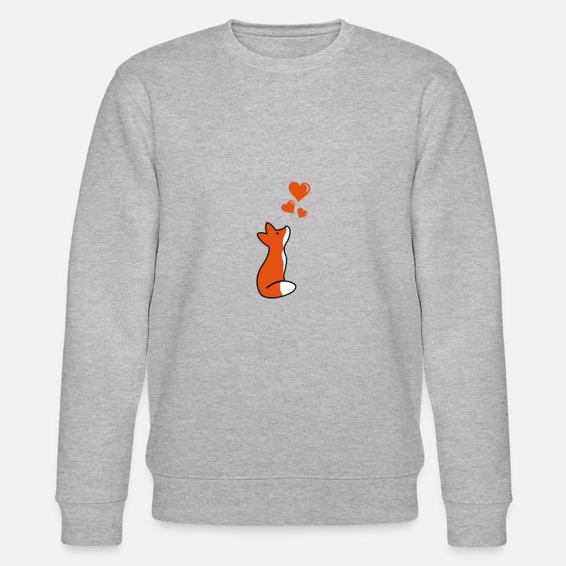 amour de renard - Sweat bio CHANGER Stanley/Stella Unisexe - gris chiné