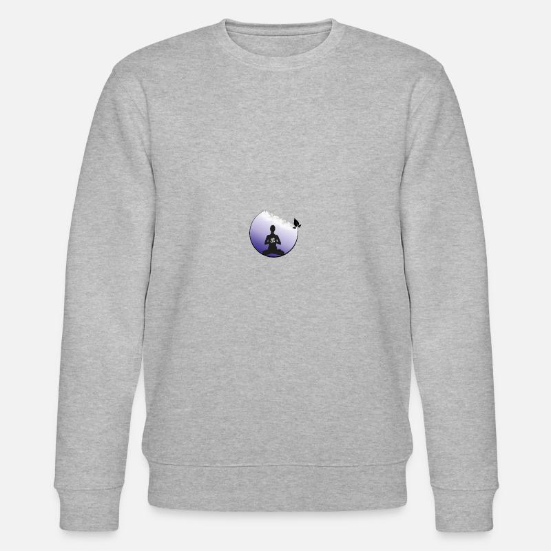 Meditation - Stanley/Stella Unisex Bio-Sweatshirt CHANGER  - Grau meliert