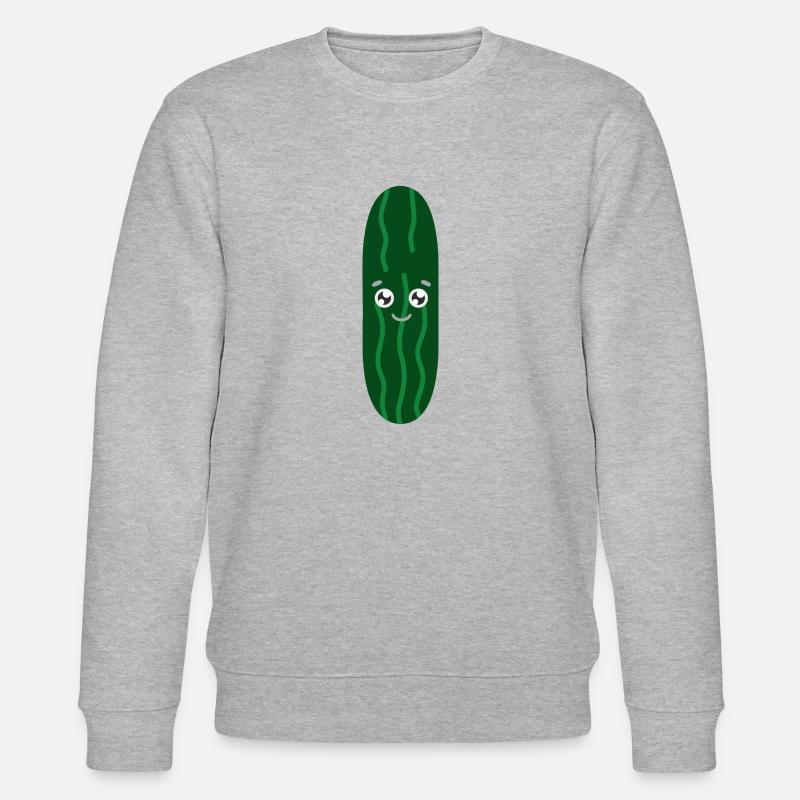 Gurke - Stanley/Stella Unisex Bio-Sweatshirt CHANGER  - Grau meliert