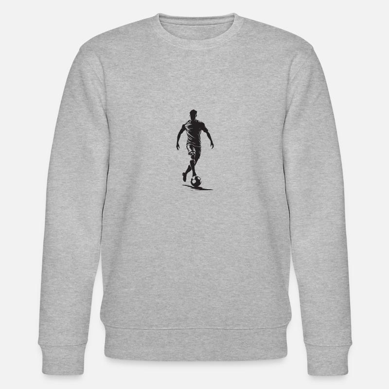 Fussball Soccer - Stanley/Stella Unisex Bio-Sweatshirt CHANGER  - Grau meliert