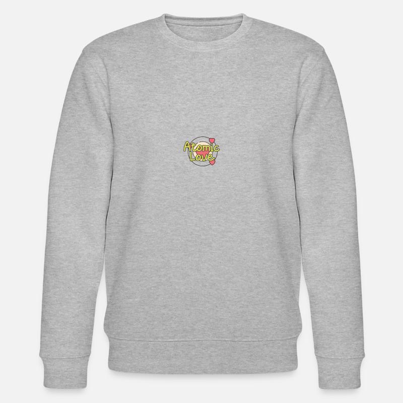 Atomic Love - Stanley/Stella Unisex Bio-Sweatshirt CHANGER  - Grau meliert