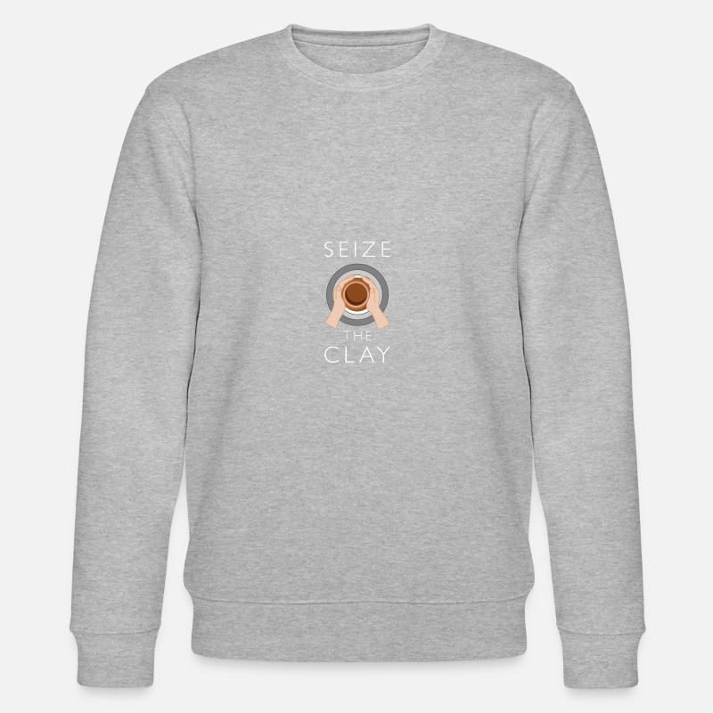 Pottery Pottery Pottery Gift - Stanley/Stella CHANGER Unisex Organic Sweatshirt - heather grey