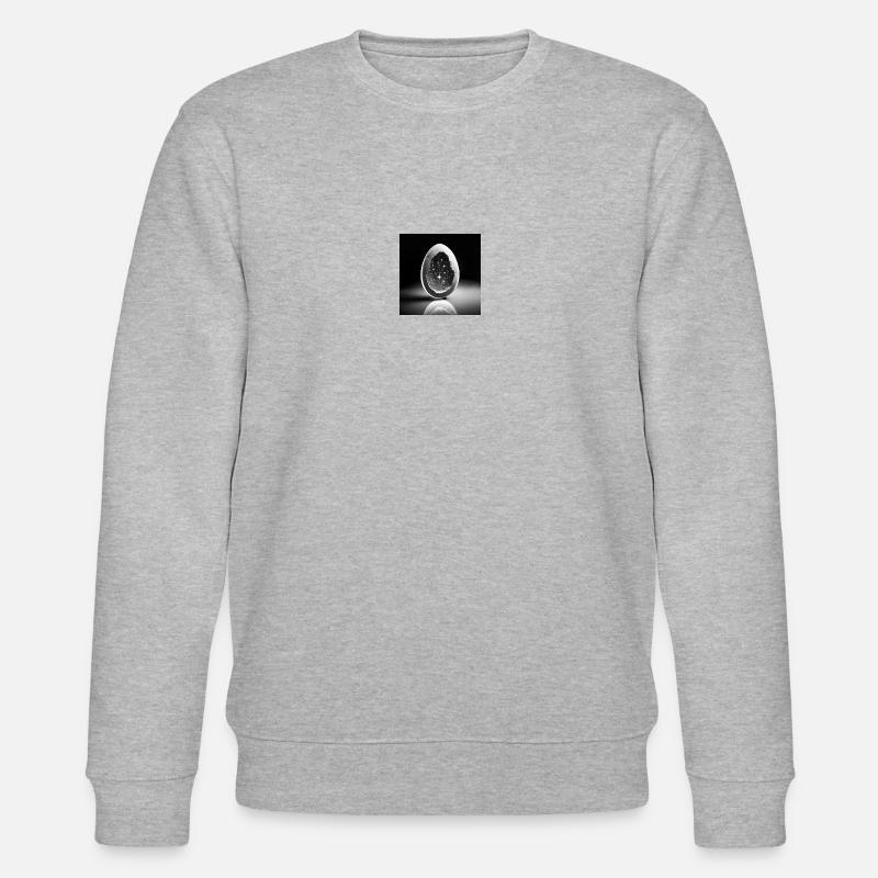 Universe In One Egg - Stanley/Stella CHANGER Unisex Organic Sweatshirt - heather grey