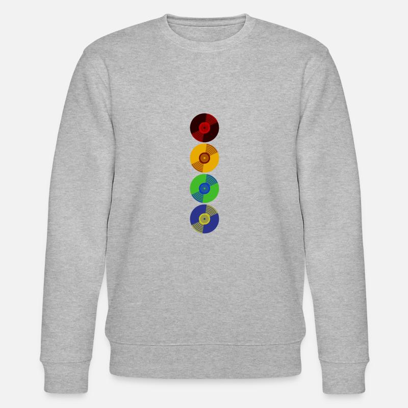 Vinyle Rétro - Sweat bio CHANGER Stanley/Stella Unisexe - gris chiné