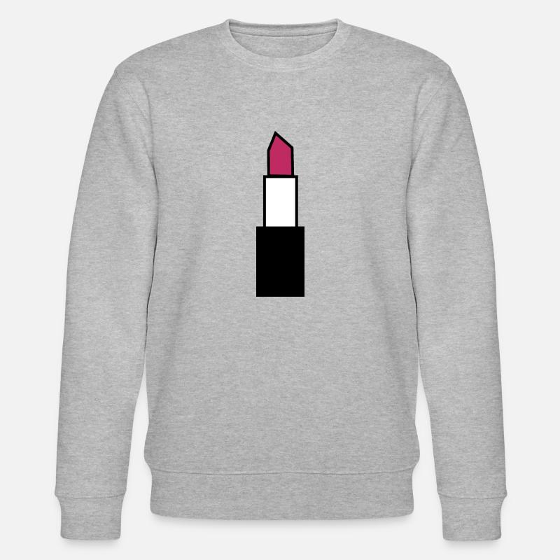 Lippenstift Lippen - Stanley/Stella Unisex Bio-Sweatshirt CHANGER  - Grau meliert