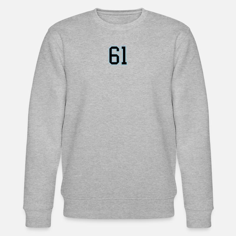 Trabzon 61 Zahl - Stanley/Stella Unisex Bio-Sweatshirt CHANGER  - Grau meliert