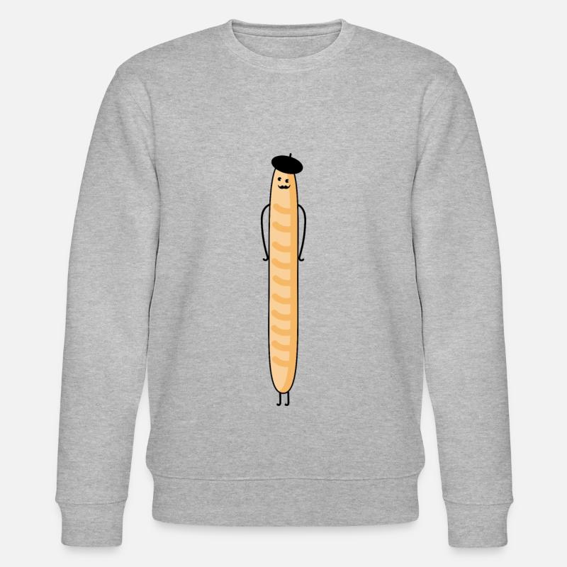 Mister Baguette - Stanley/Stella Unisex Bio-Sweatshirt CHANGER  - Grau meliert