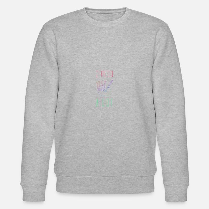 Scottish Bagpipes Celtic Gift - Stanley/Stella CHANGER Unisex Organic Sweatshirt - heather grey
