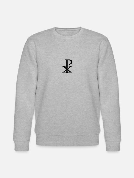 Christusmonogramm - Stanley/Stella CHANGER Unisex Organic Sweatshirt - heather grey