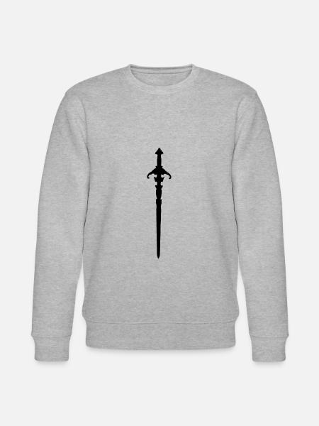 Fantasy ceremonies sword - Stanley/Stella CHANGER Unisex Organic Sweatshirt - heather grey