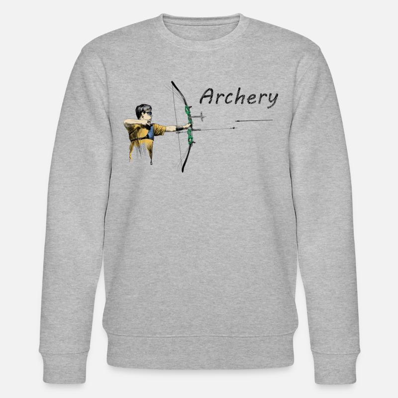 Bogenschützer - Stanley/Stella Unisex Bio-Sweatshirt CHANGER  - Grau meliert