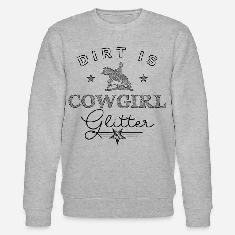 Dirt is Glitter - Black Edition - Sweat bio CHANGER Stanley/Stella Unisexe - gris chiné