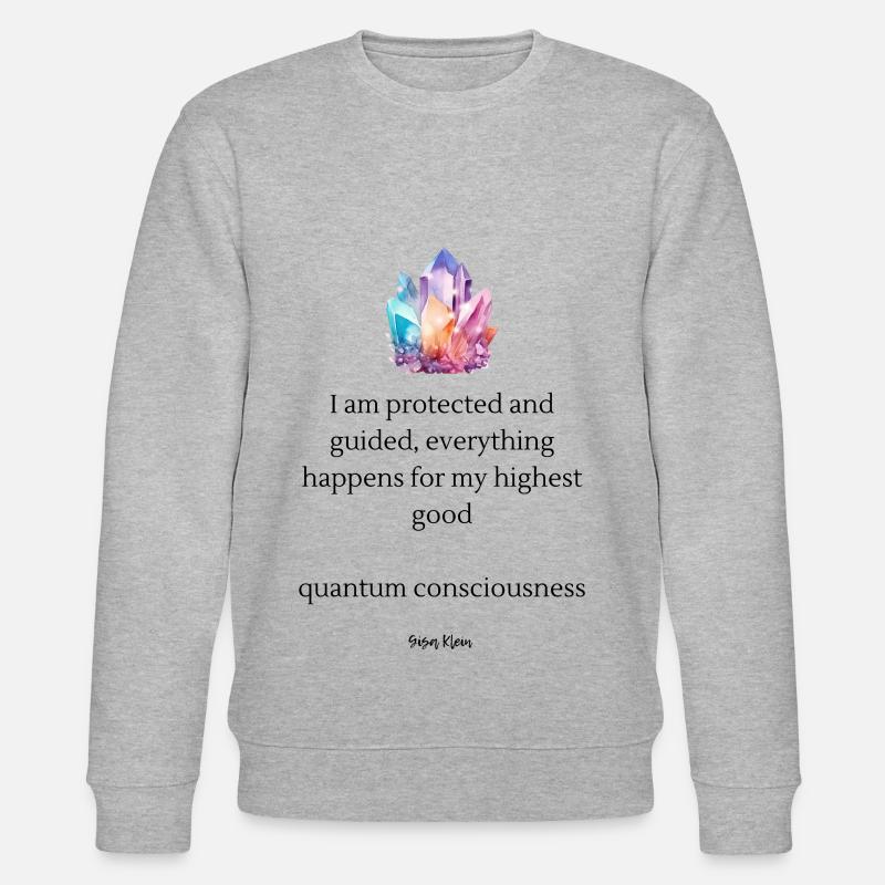 Grappe de couleurs cristallines - Sweat bio CHANGER Stanley/Stella Unisexe - gris chiné