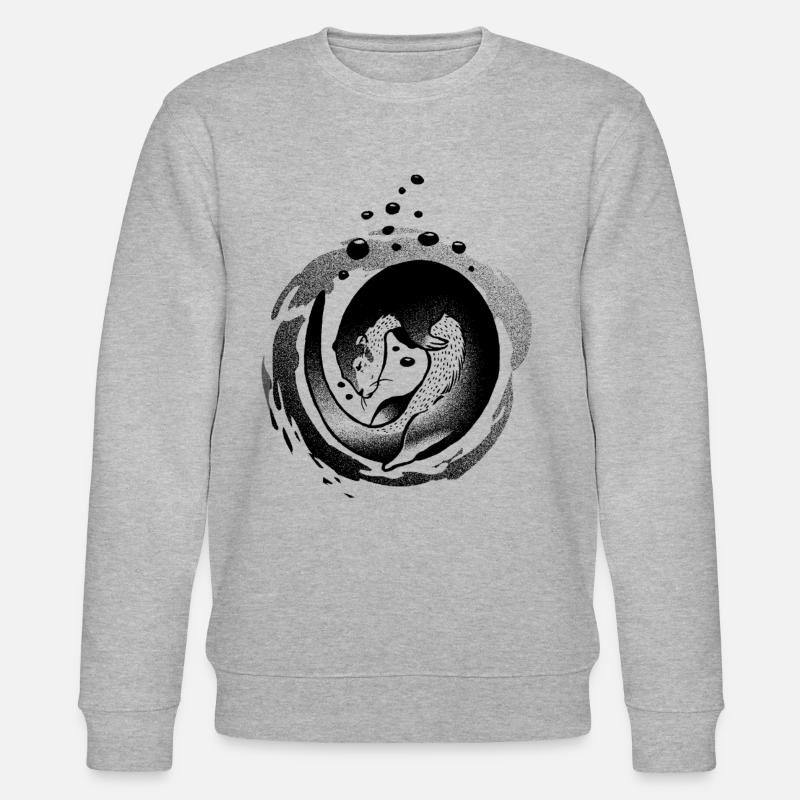 Otterzauber - Stanley/Stella Unisex Bio-Sweatshirt CHANGER  - Grau meliert