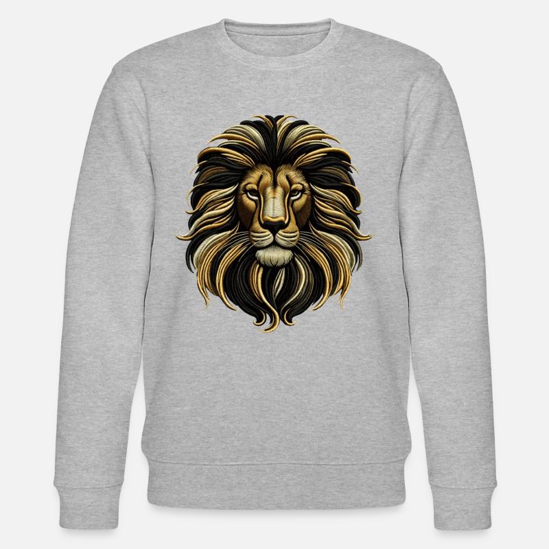 Emblème Élégance Entrelacée - Sweat bio CHANGER Stanley/Stella Unisexe - gris chiné