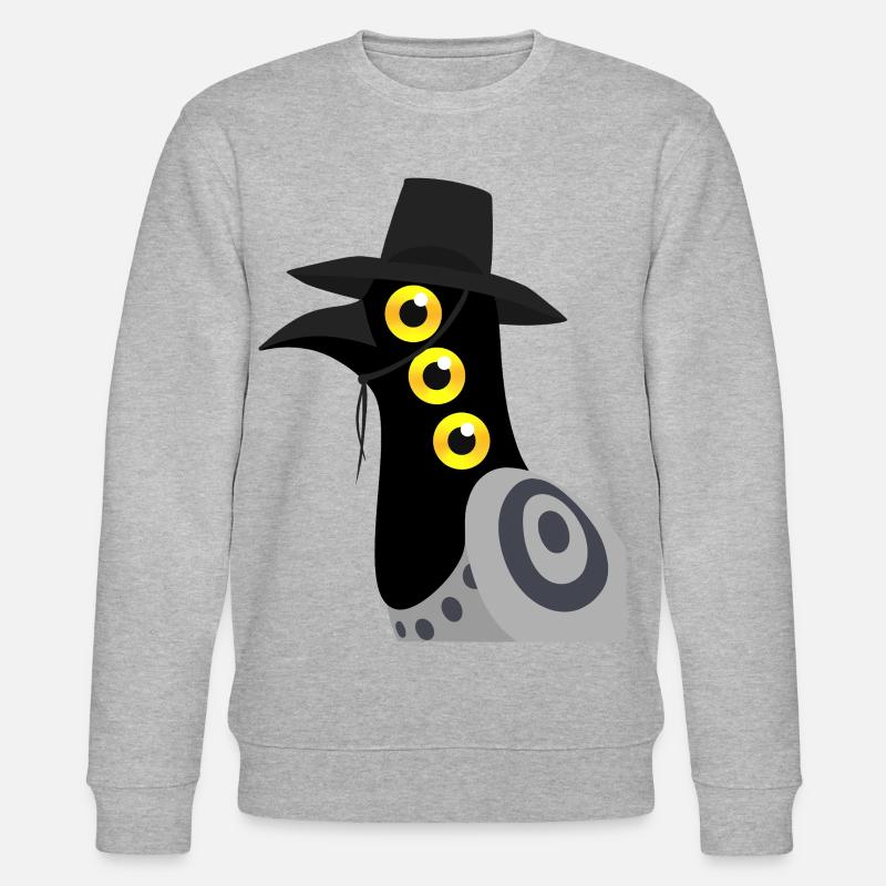 Dämonischer Vogel - Stanley/Stella Unisex Bio-Sweatshirt CHANGER  - Grau meliert