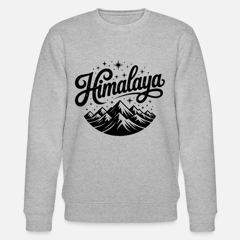 Himalaya - Conception de souvenirs - Sweat bio CHANGER Stanley/Stella Unisexe - gris chiné