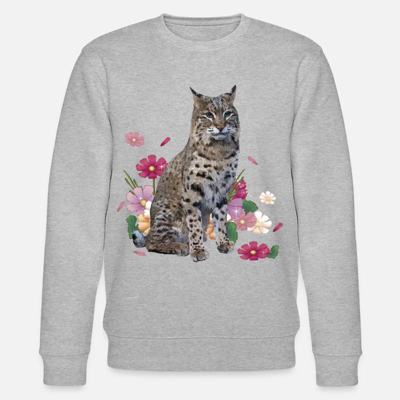 Luchs - Stanley/Stella Unisex Bio-Sweatshirt CHANGER  - Grau meliert