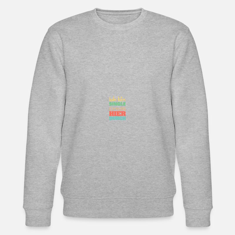 Single Alleinstehend - Stanley/Stella Unisex Bio-Sweatshirt CHANGER - Grau meliert