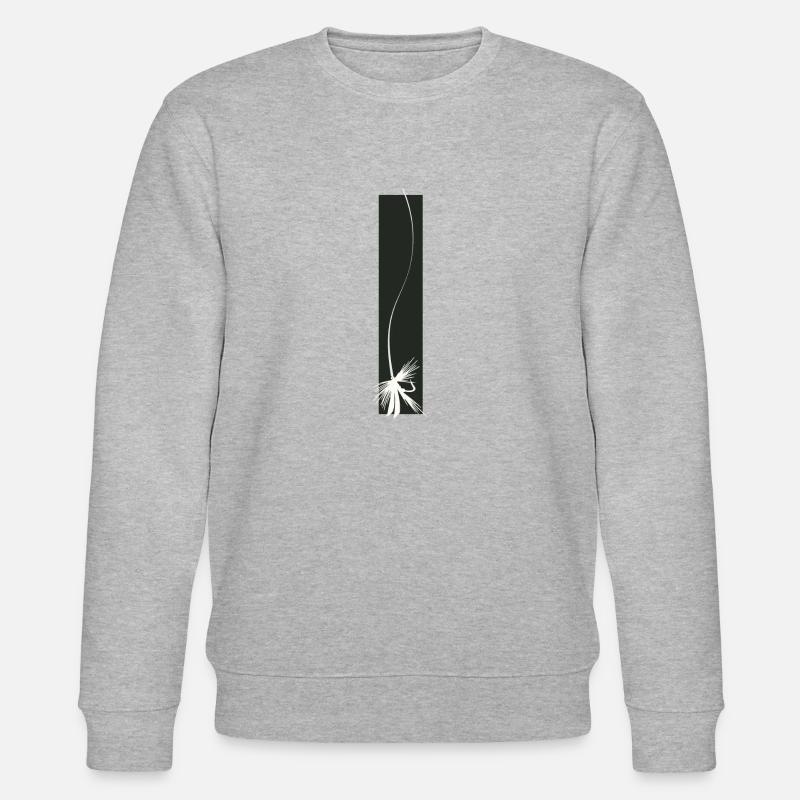 Modèle 66 - mouche sèche - Sweat bio CHANGER Stanley/Stella Unisexe - gris chiné