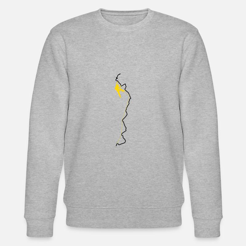 Klettern - Stanley/Stella Unisex Bio-Sweatshirt CHANGER  - Grau meliert