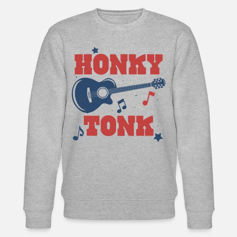 Honky Tonk - Stanley/Stella Unisex Bio-Sweatshirt CHANGER  - Grau meliert