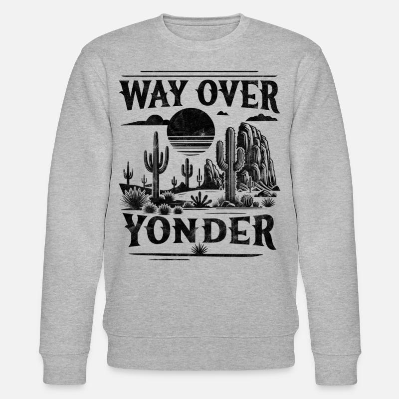 Weit drüben - Stanley/Stella Unisex Bio-Sweatshirt CHANGER  - Grau meliert