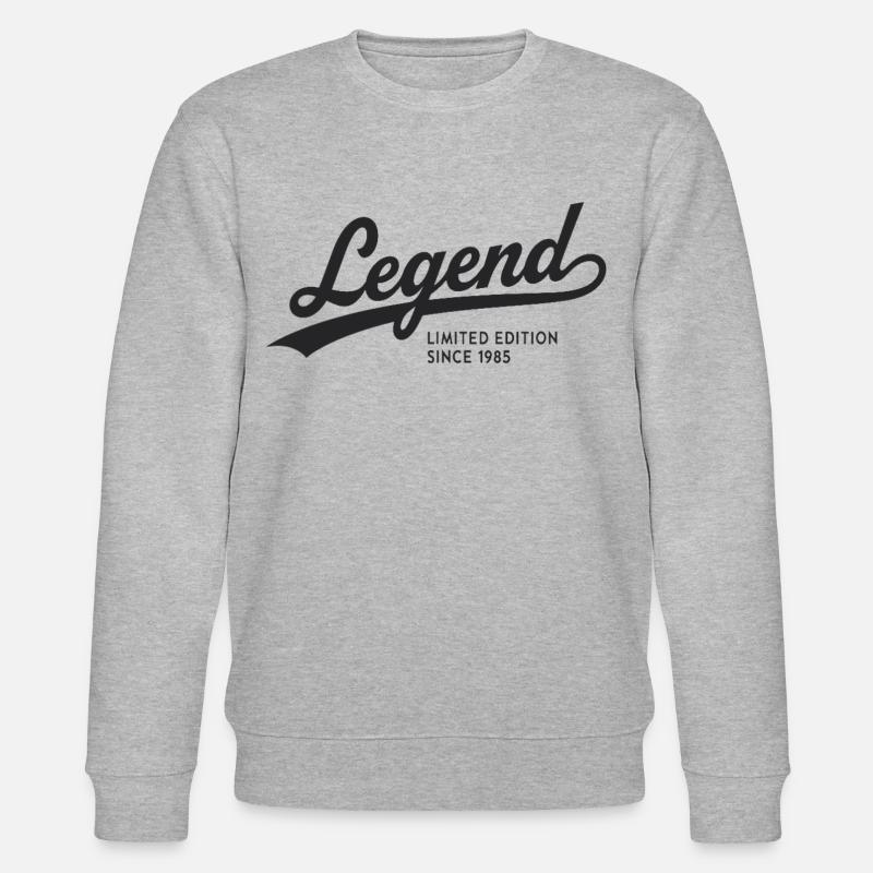 Legend Limited Edition Since 1985 - Stanley/Stella Unisex Bio-Sweatshirt CHANGER - Grau meliert