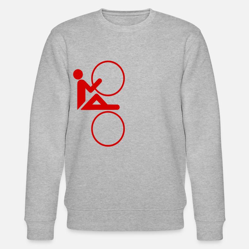 Conception de vélo de route - Sweat bio CHANGER Stanley/Stella Unisexe - gris chiné