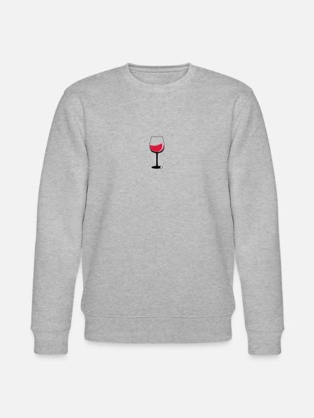 Weinglas - Stanley/Stella Unisex Bio-Sweatshirt CHANGER - Grau meliert