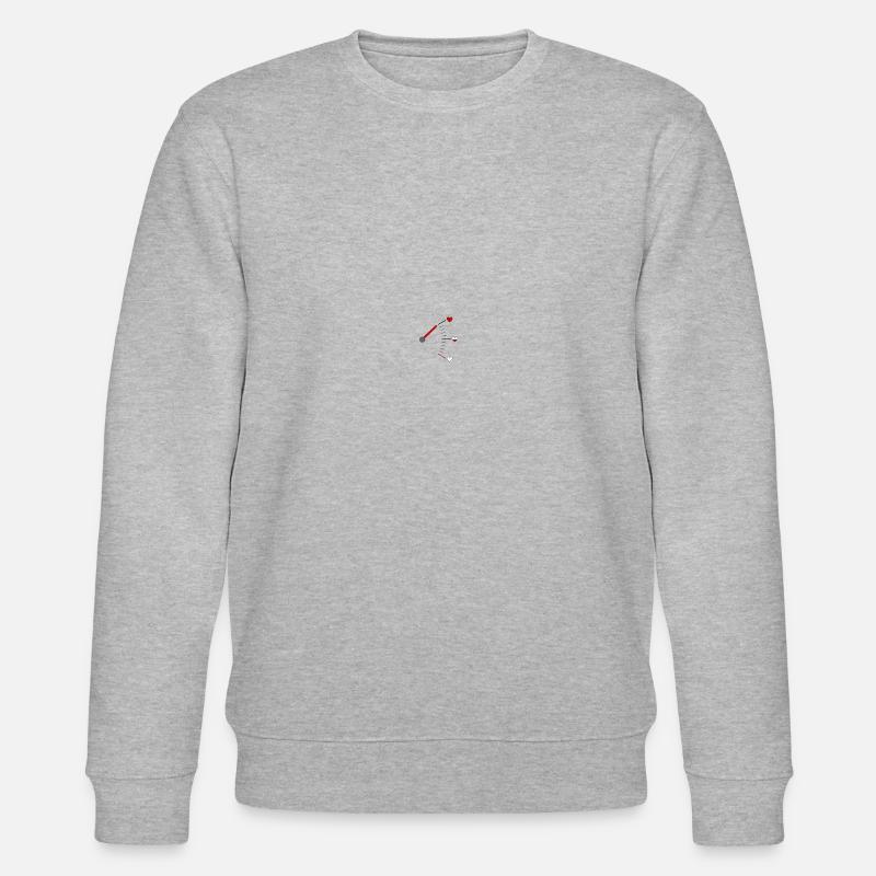 Liebes-Messgerät - Stanley/Stella Unisex Bio-Sweatshirt CHANGER  - Grau meliert