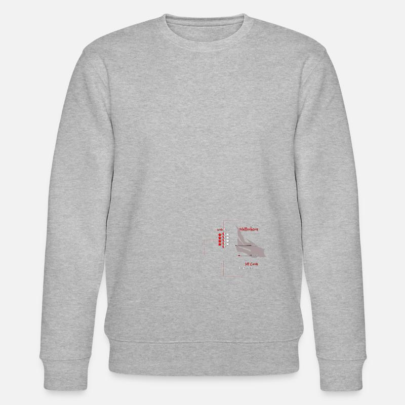 Cervin - Cervin - Horu - Hörnligrat - Wallis - Sweat bio CHANGER Stanley/Stella Unisexe - gris chiné