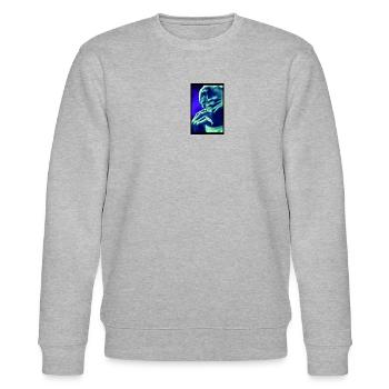 Der nächste Morgen danach - Stanley/Stella Unisex Bio-Sweatshirt CHANGER  - Grau meliert - Vorne - Nik (191cm) & Marisol (170cm)