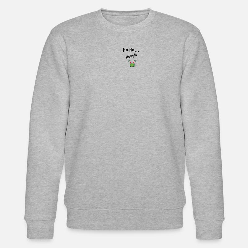 Ho Ho Hoppla - Stanley/Stella Unisex Bio-Sweatshirt CHANGER - Grau meliert