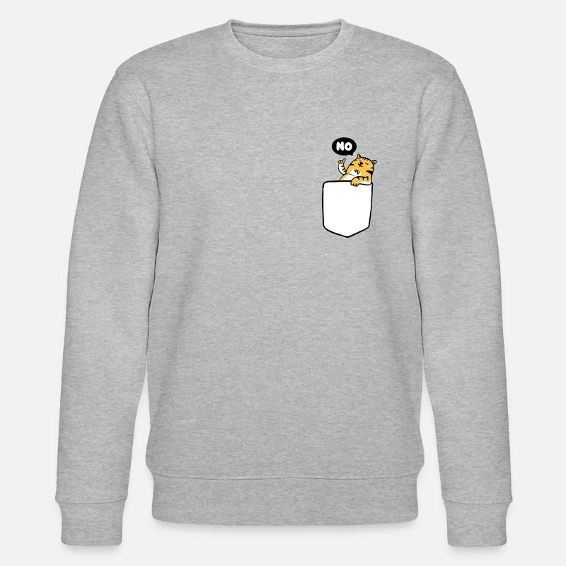 NON! NON! chat - Sweat bio CHANGER Stanley/Stella Unisexe - gris chiné