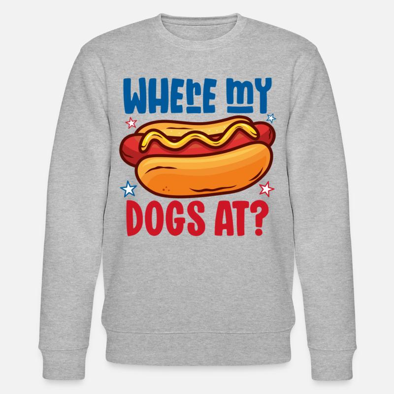 Où sont mes chiens ? - Sweat bio CHANGER Stanley/Stella Unisexe - gris chiné