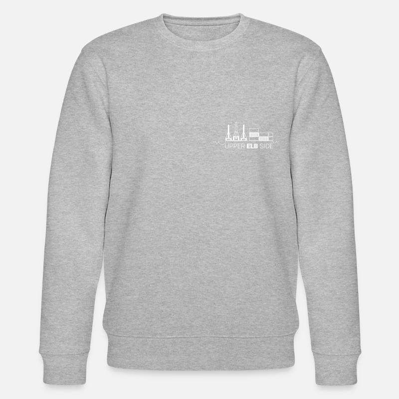 ZAZdesign® Hamburg Insider | Upper Elb Side® - Stanley/Stella Unisex Bio-Sweatshirt CHANGER  - Grau meliert