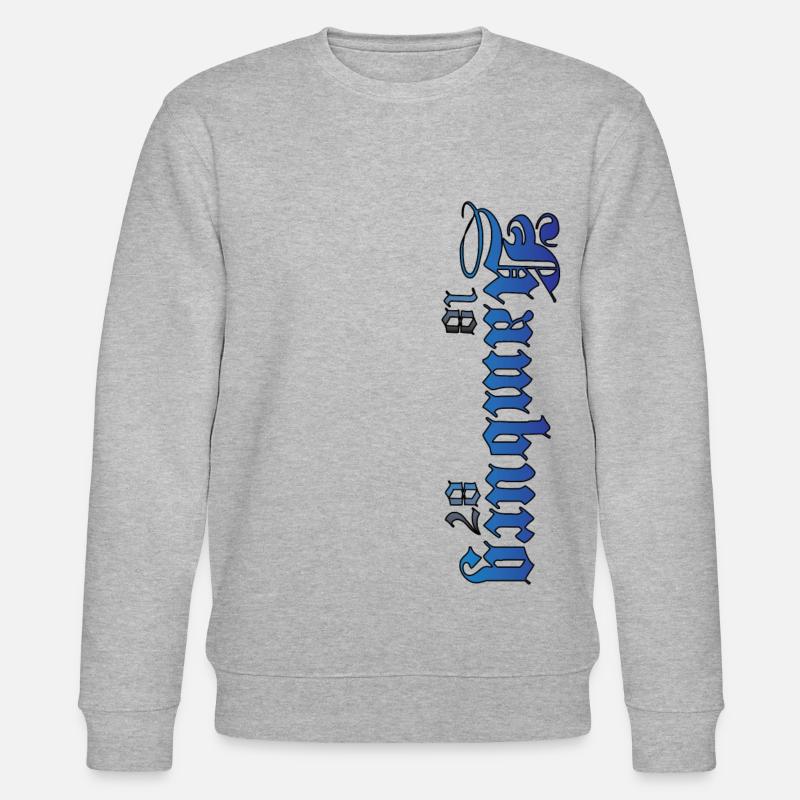 Hambourg 1887 - Sweat bio CHANGER Stanley/Stella Unisexe - gris chiné