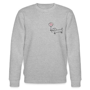 you suck - Stanley/Stella Unisex Bio-Sweatshirt CHANGER  - Grau meliert - Vorne - Nik (191cm) & Marisol (170cm)
