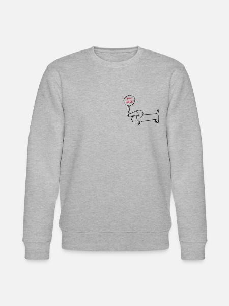 you suck - Stanley/Stella Unisex Bio-Sweatshirt CHANGER  - Grau meliert