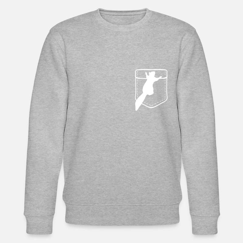Écureuil grimpeur - Sweat bio CHANGER Stanley/Stella Unisexe - gris chiné
